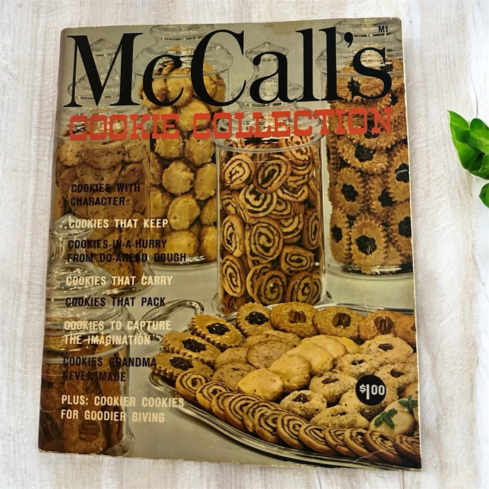 4 VTG 1960’s McCall’s Holiday Baking Lot – Cookies, Cakes, Merry Eating & More